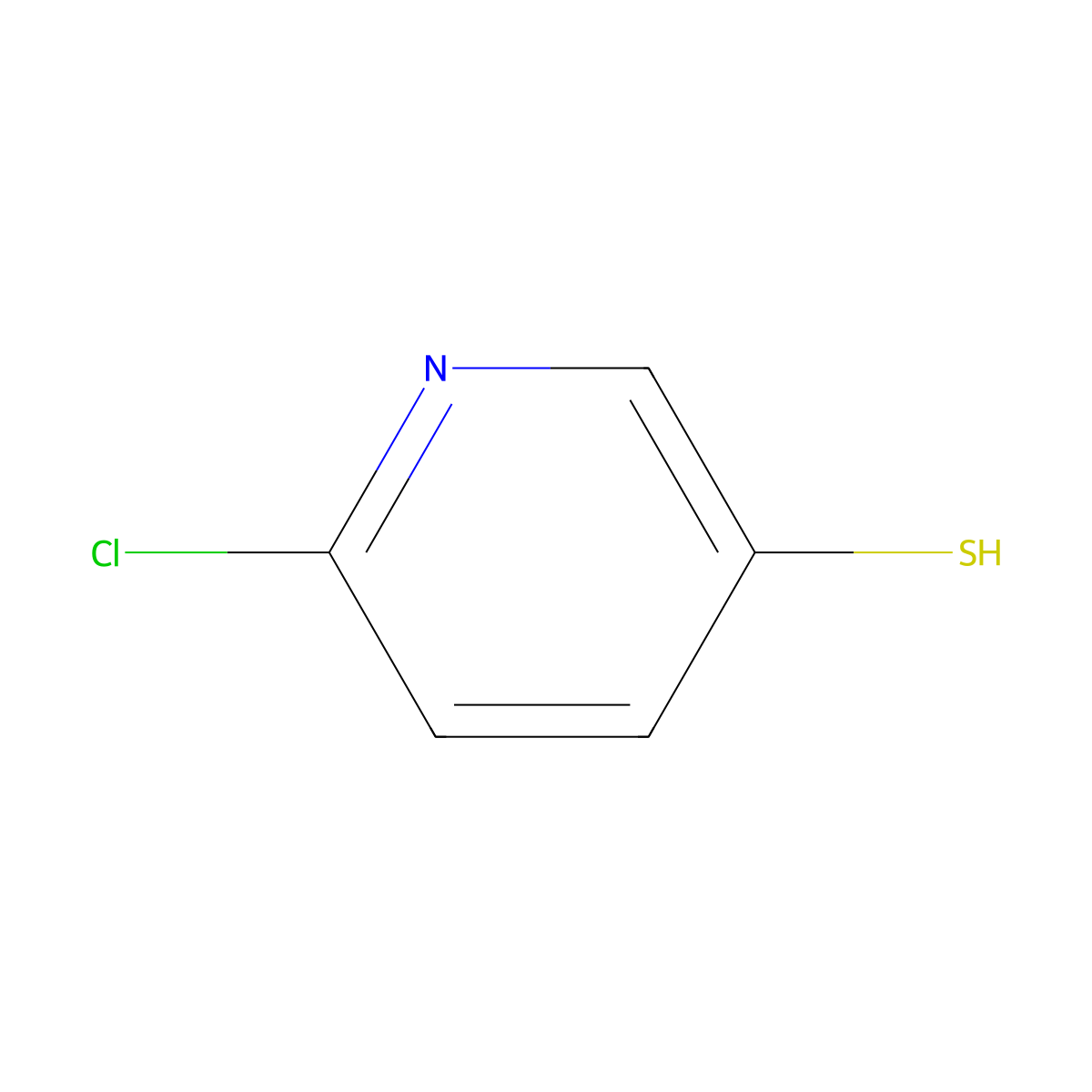 6-Chloropyridine-3-thiol molecular structure, CAS 558466-12-9