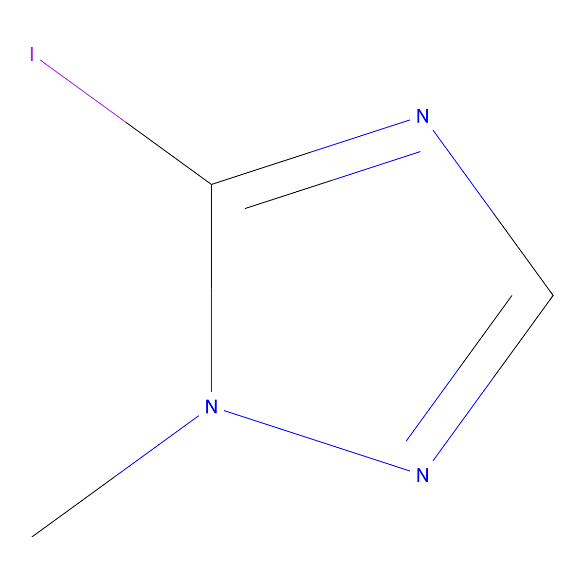 5-Iodo-1-methyl-1h-1,2,4-triazole molecular structure, CAS 55847-42-2