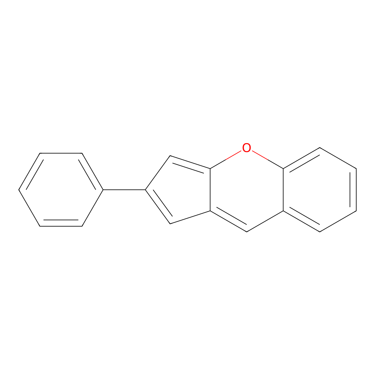 2-Phenylcyclopenta[b]chromene molecular structure, CAS 55847-70-6