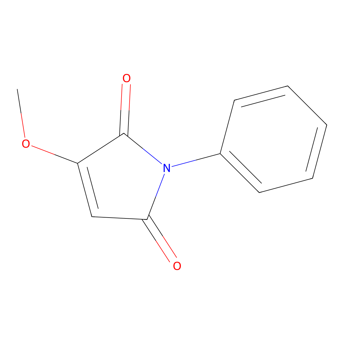 3-methoxy-1-phenyl-1H-pyrrole-2,5-dione molecular structure, CAS 558473-96-4