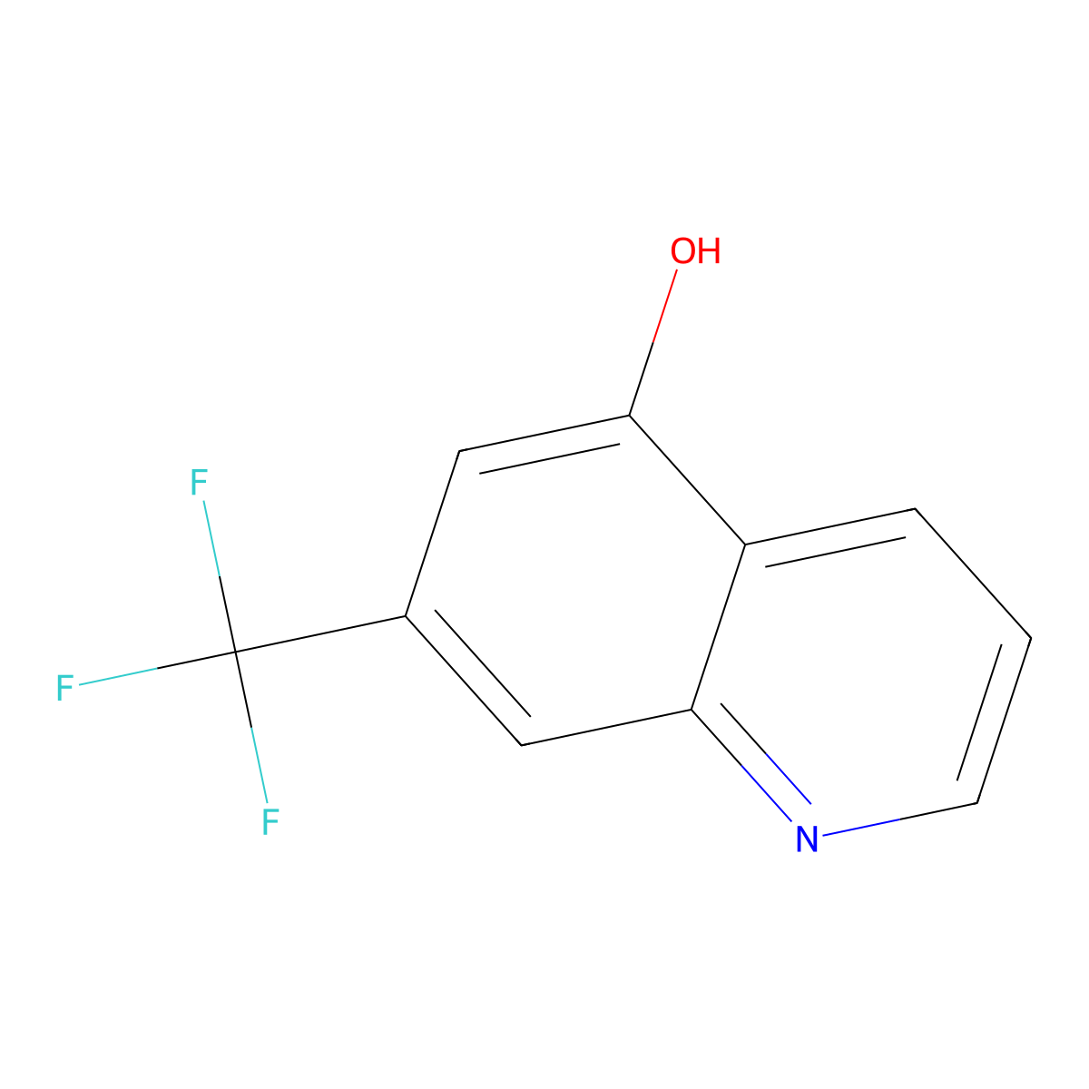 7-(Trifluoromethyl)quinolin-5-ol molecular structure, CAS 558479-28-0