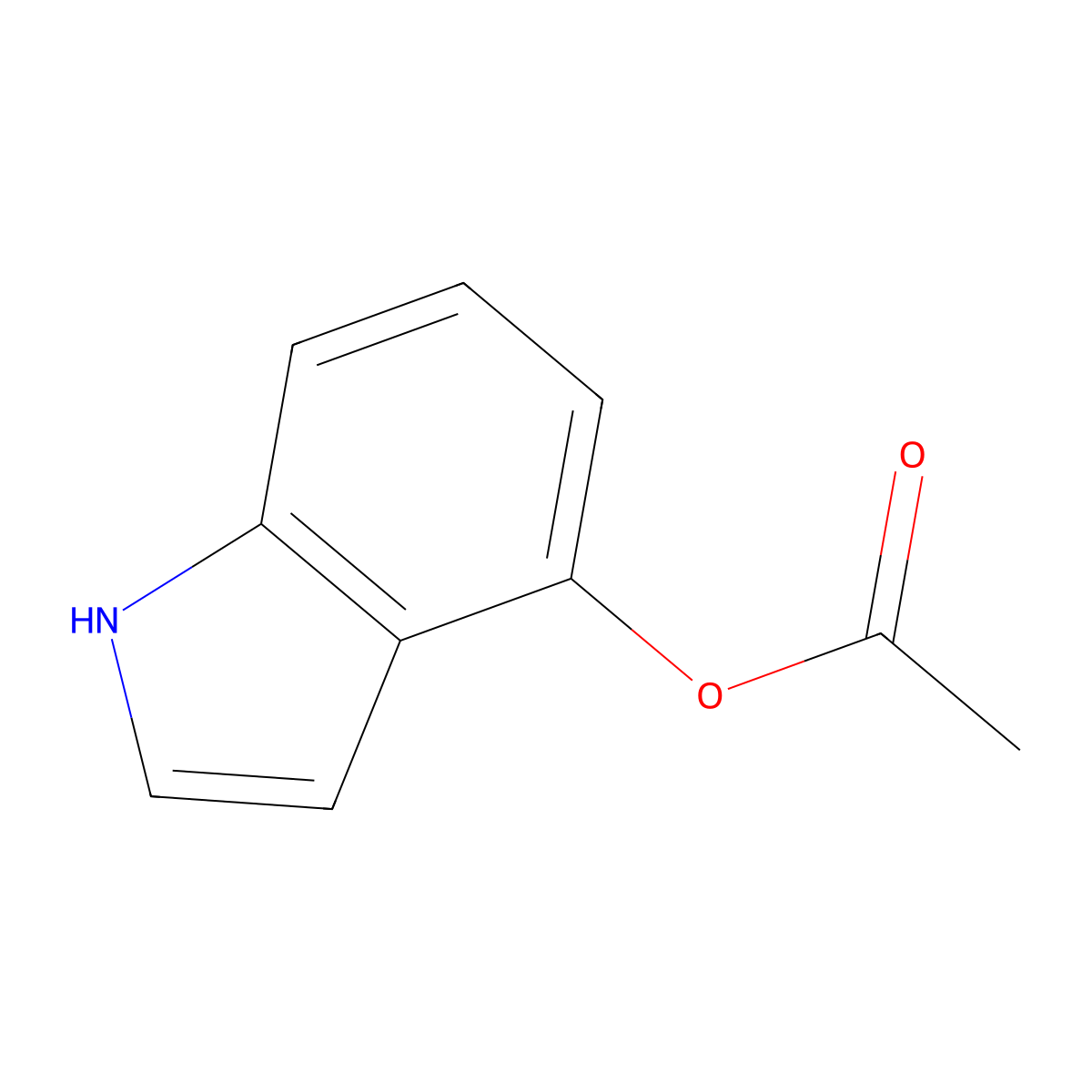 4-Acetoxyindole molecular structure, CAS 5585-96-6