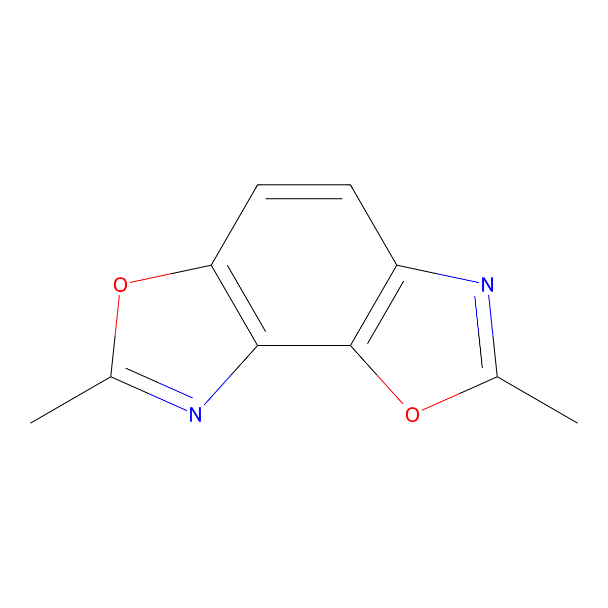 2,6-Dimethylbenzo-(1,2-d, 3,4-d)bisoxazole molecular structure, CAS 55850-41-4