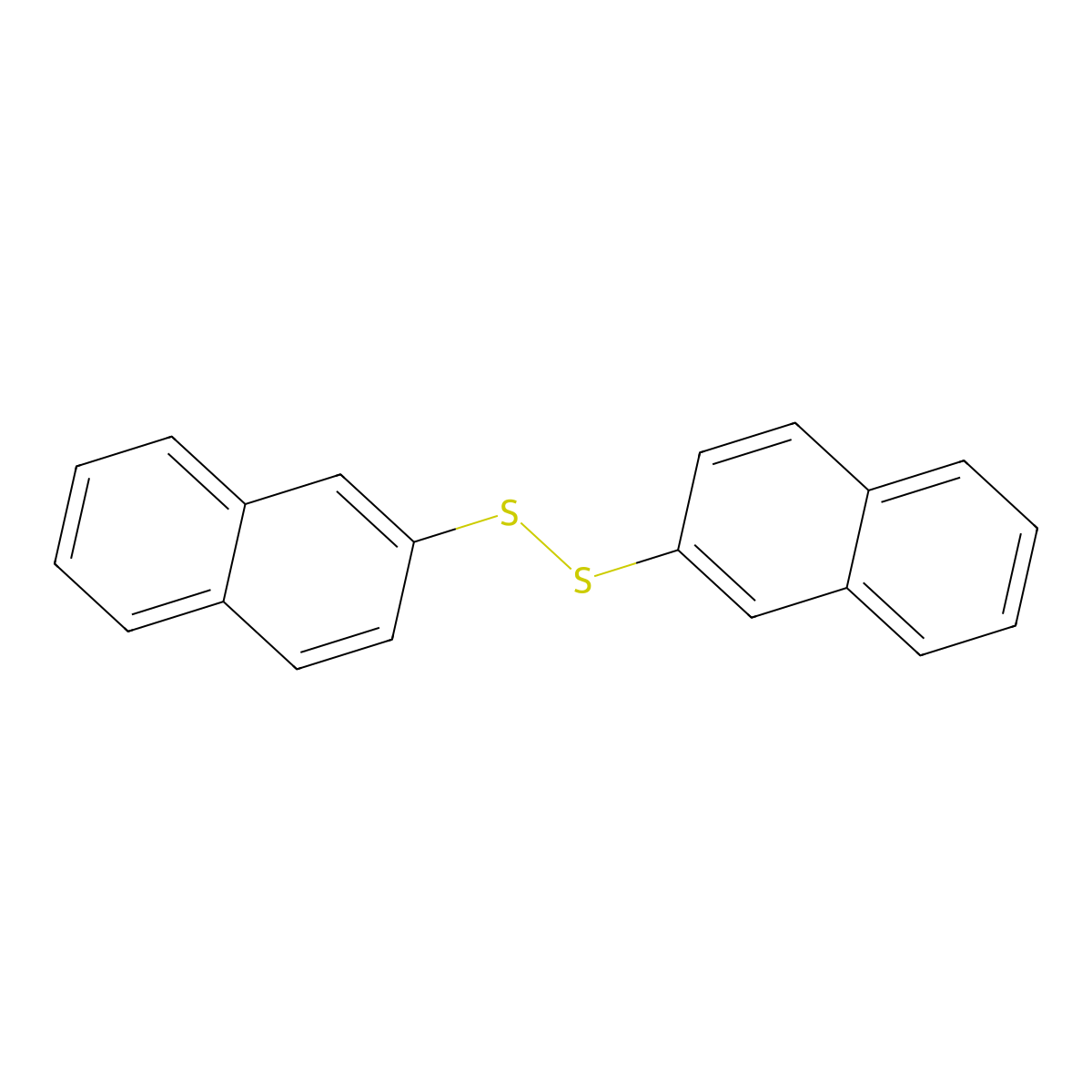 Disulfide, 1,2-di-2-naphthalenyl molecular structure, CAS 5586-15-2