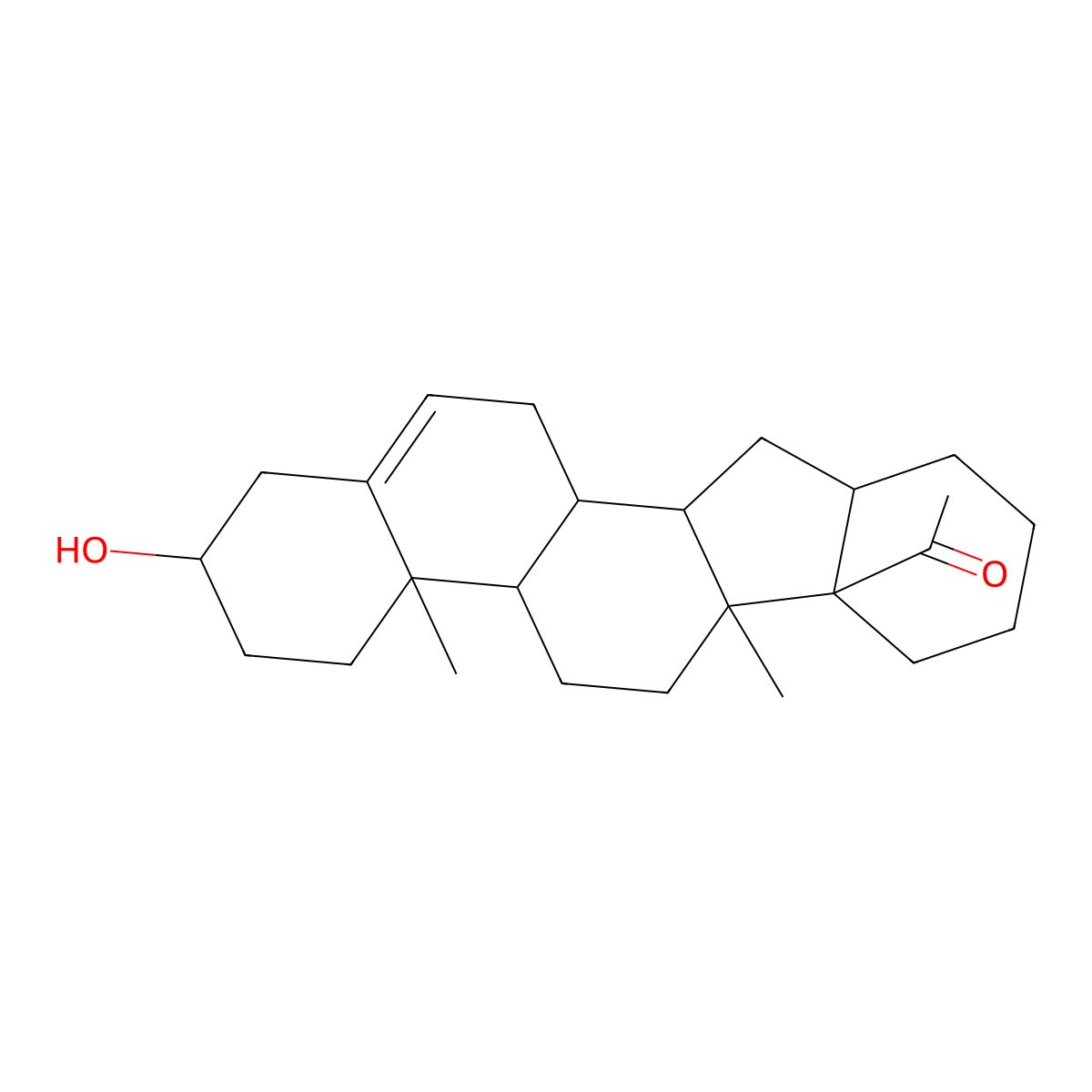 1-(2-Hydroxy-4a,6a-dimethyl-1,2,3,4,4b,5,6,7,8,9,10,10a,11,11a,11b,12-hexadecahydroindeno[2,1-a]phenanthren-6b-yl)ethanone molecular structure, CAS 5586-18-5