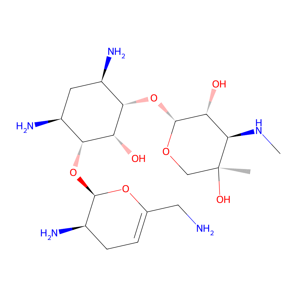 5-epi-Sisomicin molecular structure, CAS 55870-64-9