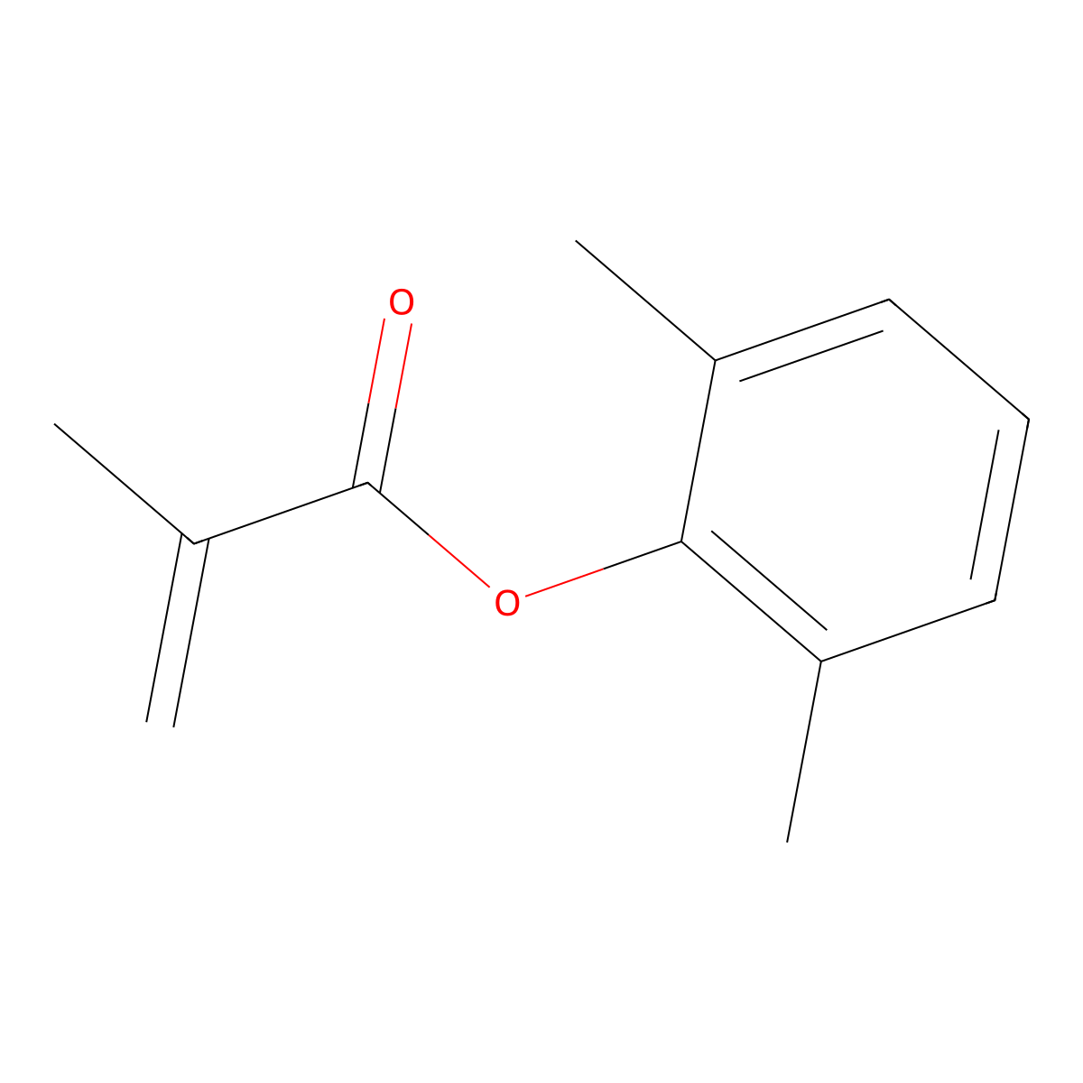 2,6-Xylyl methacrylate molecular structure, CAS 55879-73-7