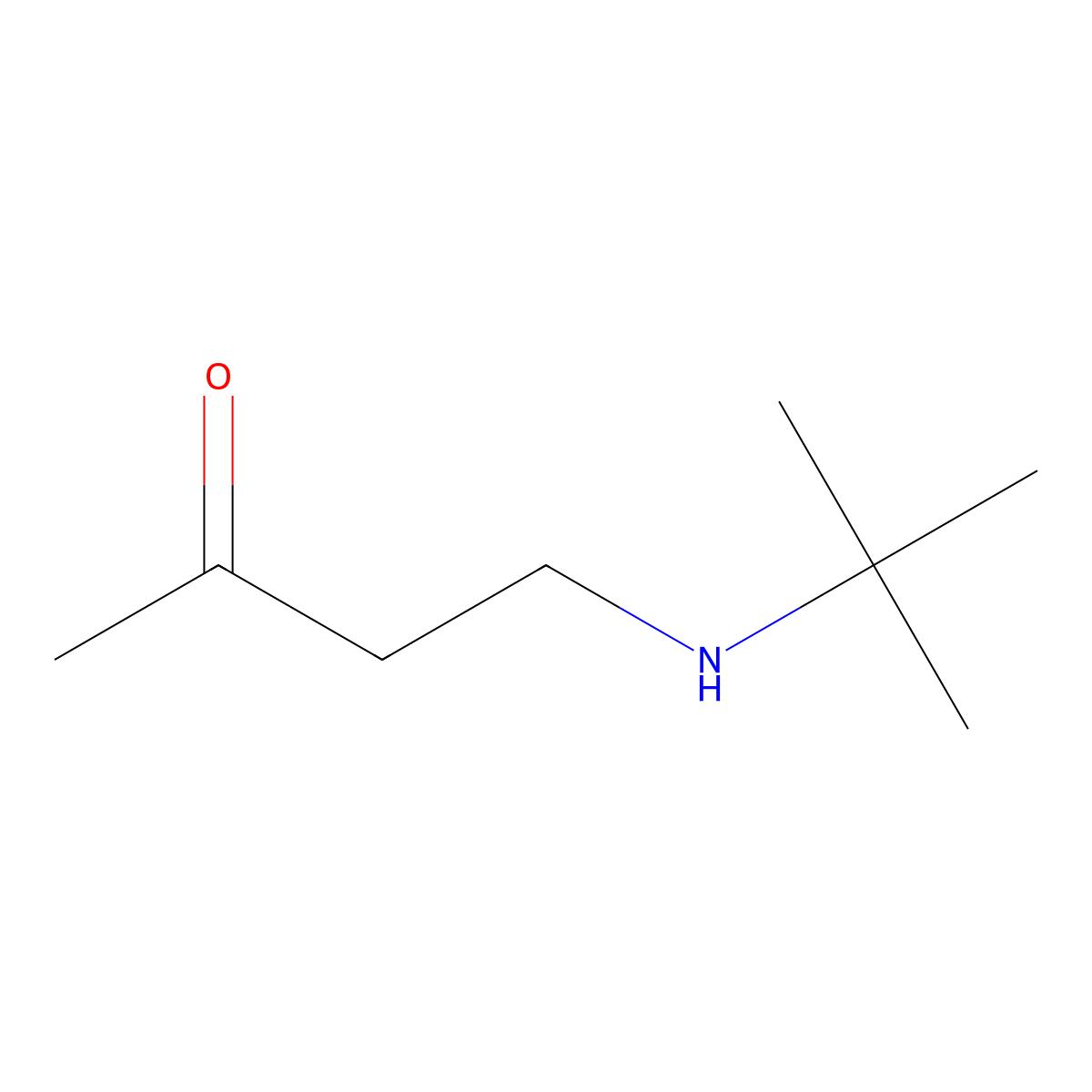 4-(Tert-butylamino)butan-2-one molecular structure, CAS 55886-47-0