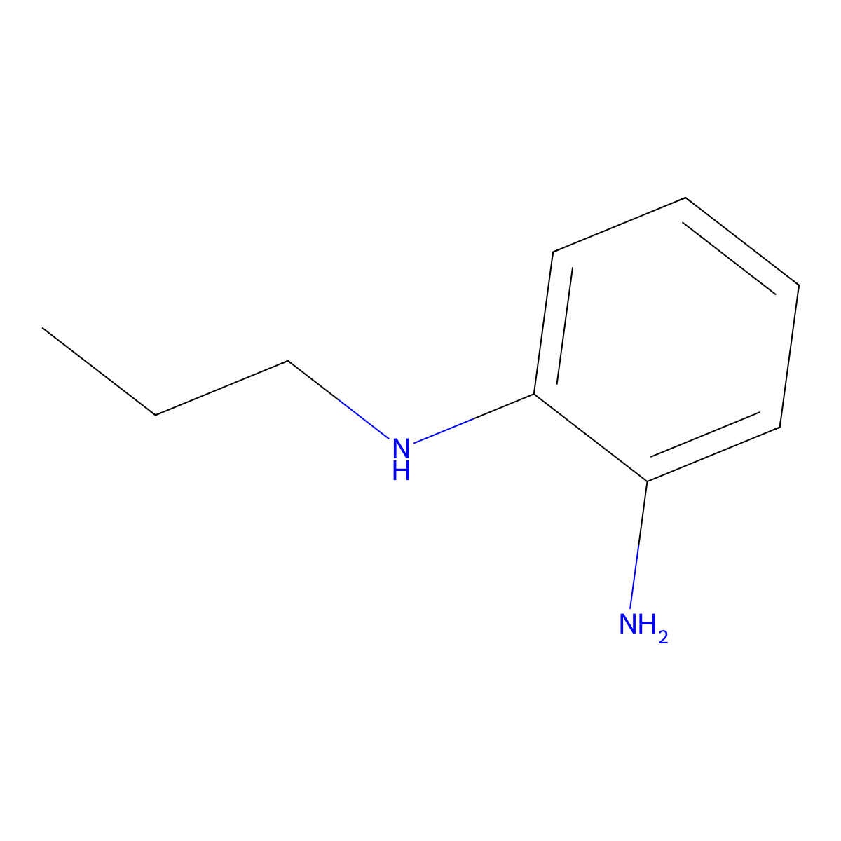 N1-propylbenzene-1,2-diamine molecular structure, CAS 55899-42-8