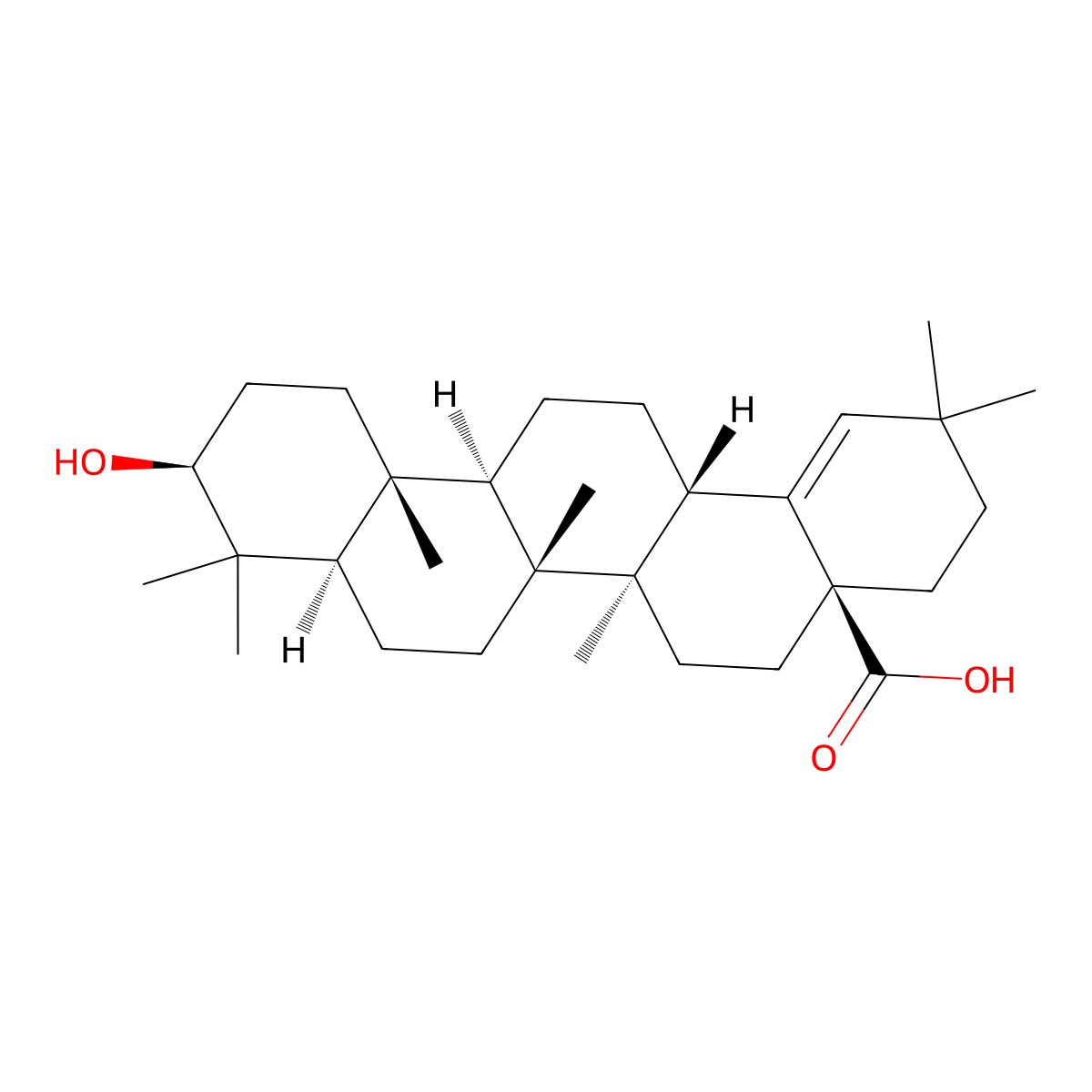 Morolic Acid molecular structure, CAS 559-68-2