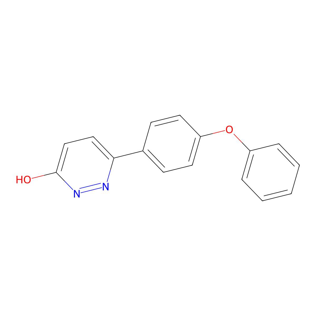 6-(4-Phenoxyphenyl)pyridazin-3-ol molecular structure, CAS 55901-93-4