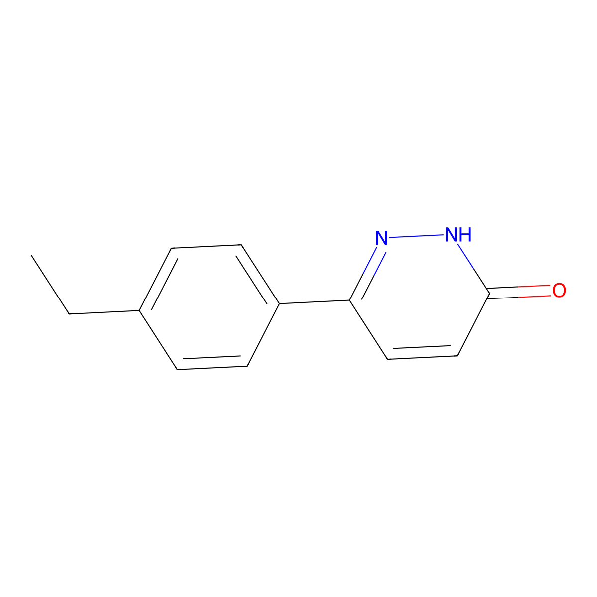 6-(4-Ethylphenyl)pyridazin-3-ol molecular structure, CAS 55901-96-7