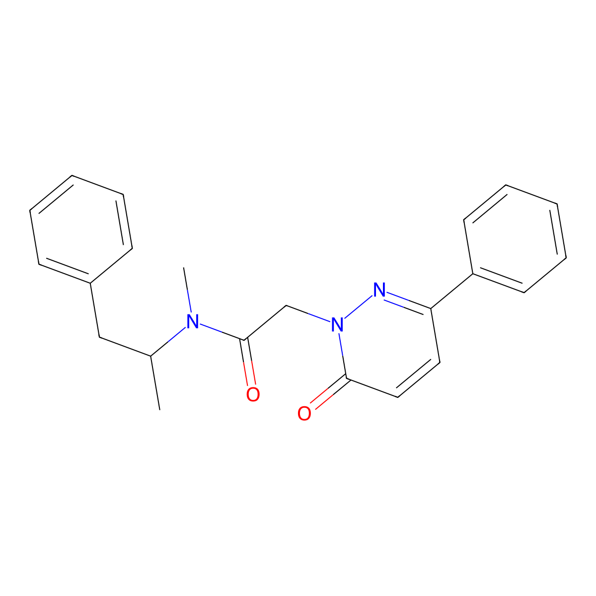 Isamfazone molecular structure, CAS 55902-02-8