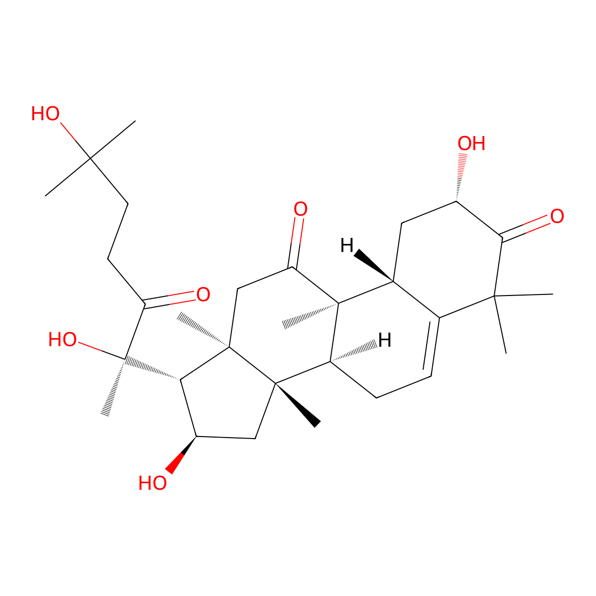 Cucurbitacin R molecular structure, CAS 55903-92-9