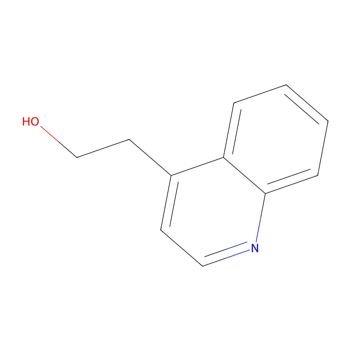 2-(Quinolin-4-YL)ethanol molecular structure, CAS 55908-35-5