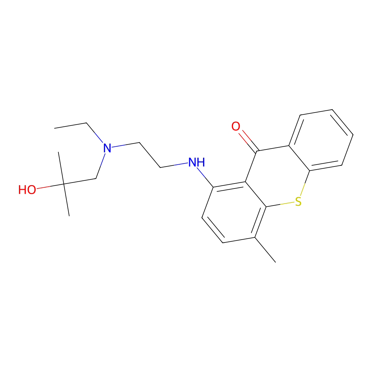 Becanthone molecular structure, CAS 5591-22-0