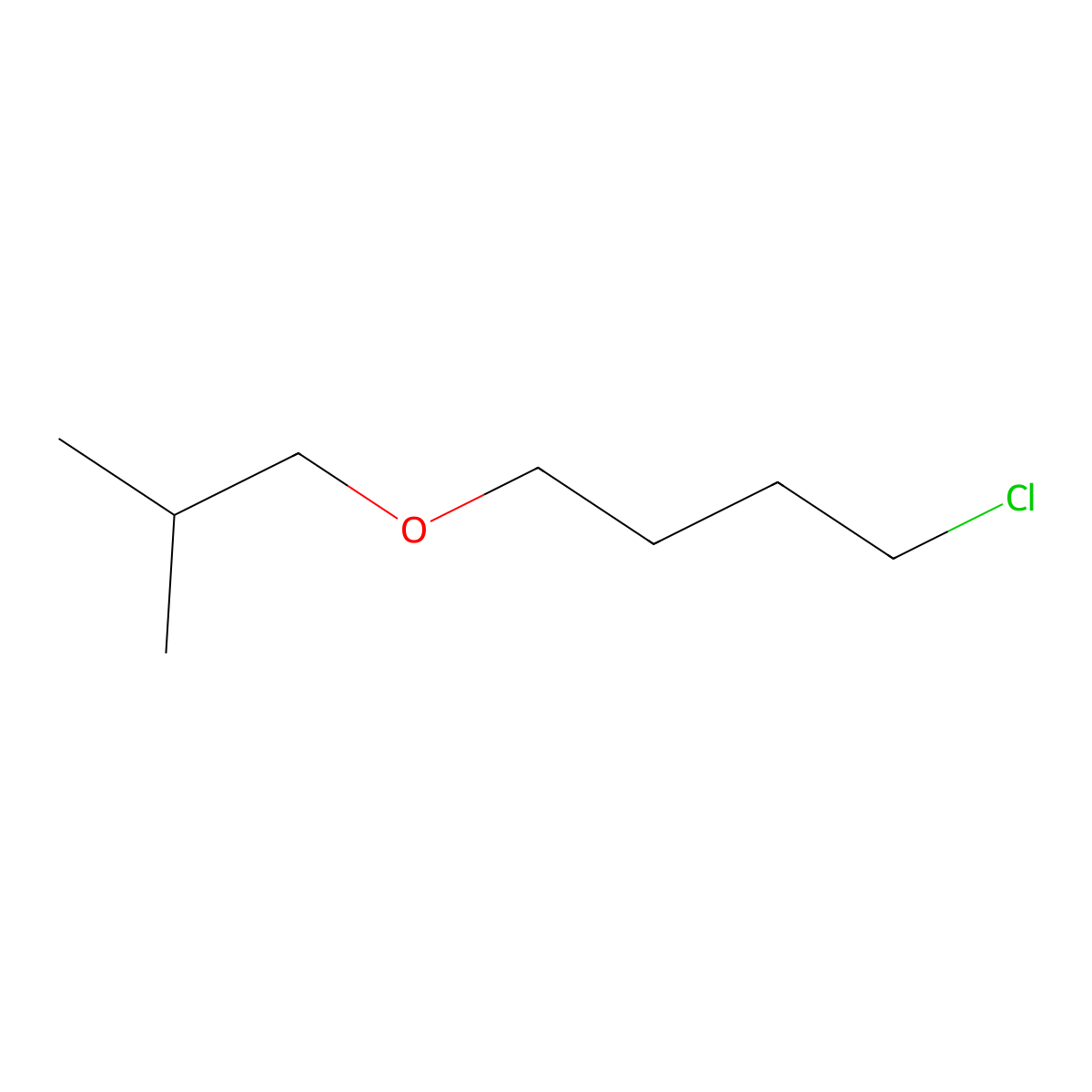 1-Chloro-4-(2-methylpropoxy)butane molecular structure, CAS 55913-42-3