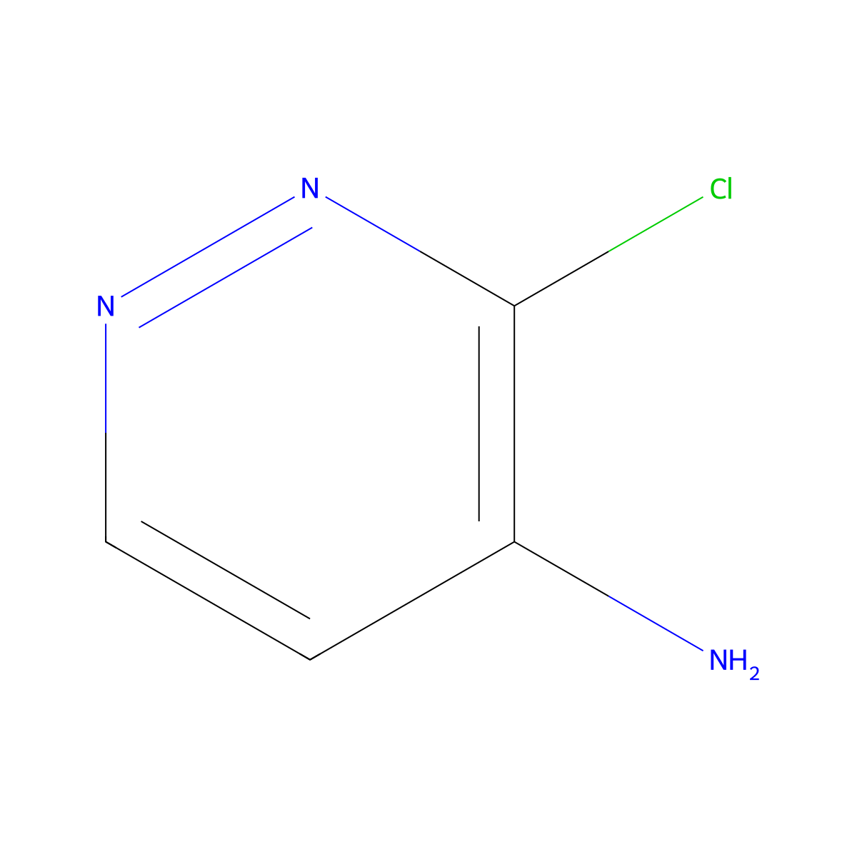 4-Amino-3-chloro-pyridazine molecular structure, CAS 55928-83-1