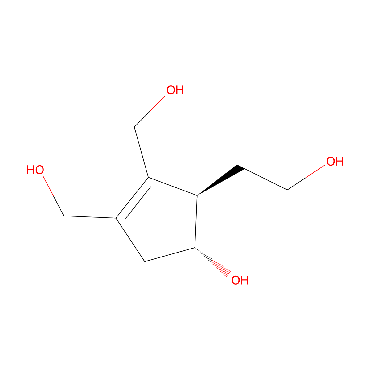 Eucommiol molecular structure, CAS 55930-44-4