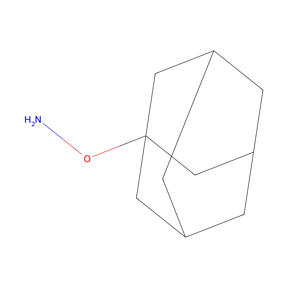 O-(Adamantan-1-yl)hydroxylamine molecular structure, CAS 55930-71-7