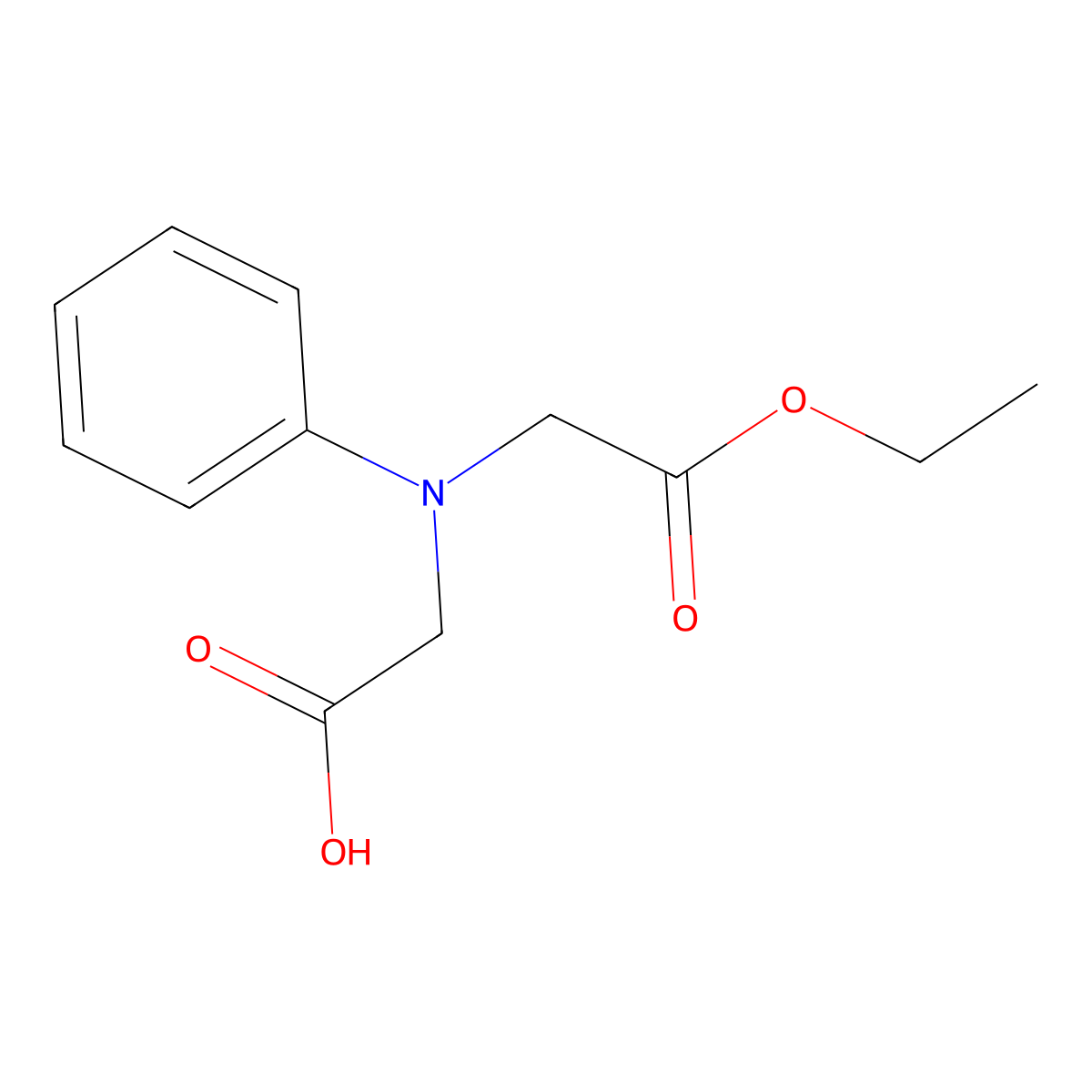 2,2'-(Phenylimino)bis(acetic acid ethyl) ester molecular structure, CAS 55932-12-2