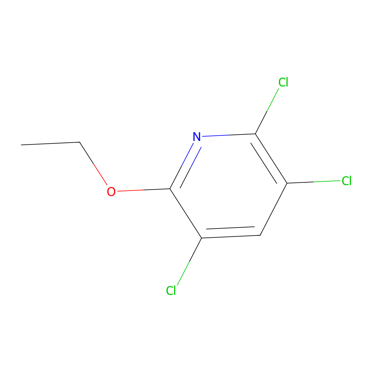 2,3,5-Trichloro-6-ethoxypyridine molecular structure, CAS 55933-90-9