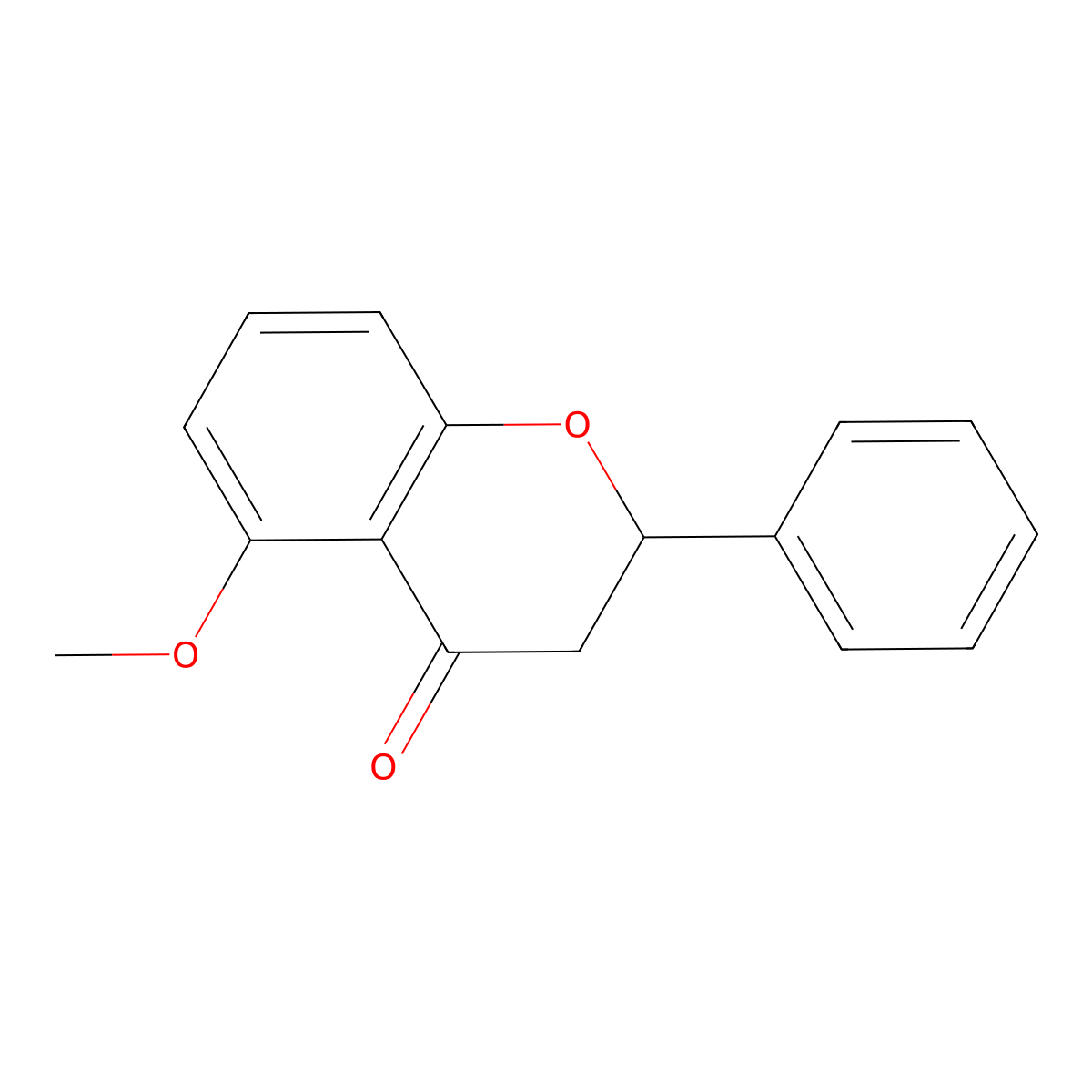 5-Methoxyflavanone molecular structure, CAS 55947-36-9
