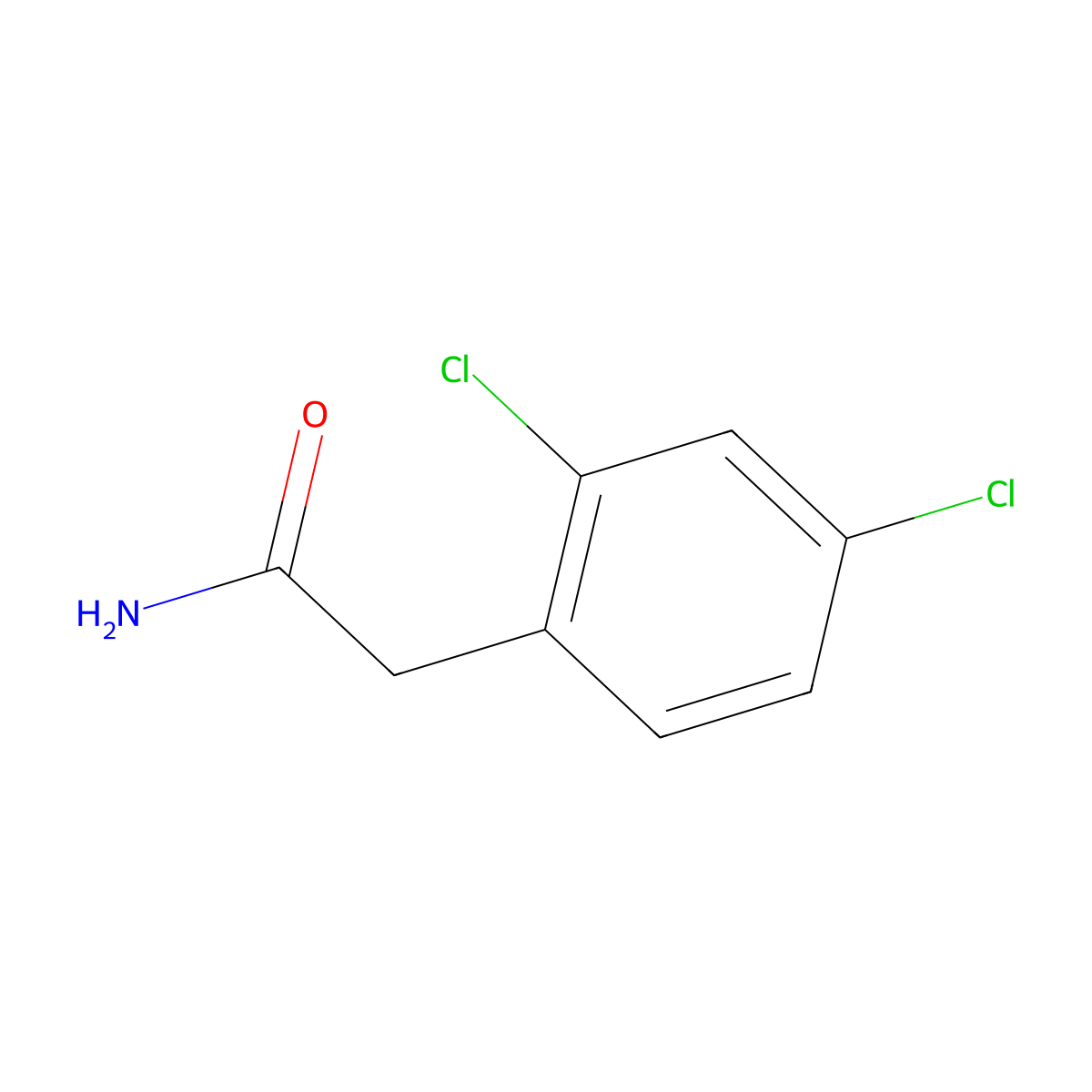 2,4-Dichlorobenzeneacetamide molecular structure, CAS 55954-27-3