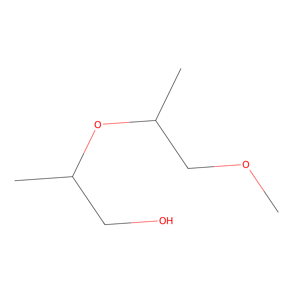 2-((1-Methoxypropan-2-yl)oxy)propan-1-ol molecular structure, CAS 55956-21-3