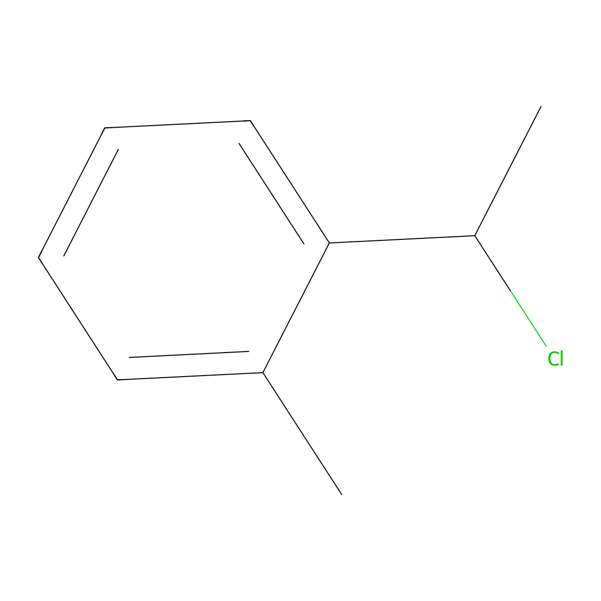 1-(1-Chloroethyl)-2-methylbenzene molecular structure, CAS 55968-39-3