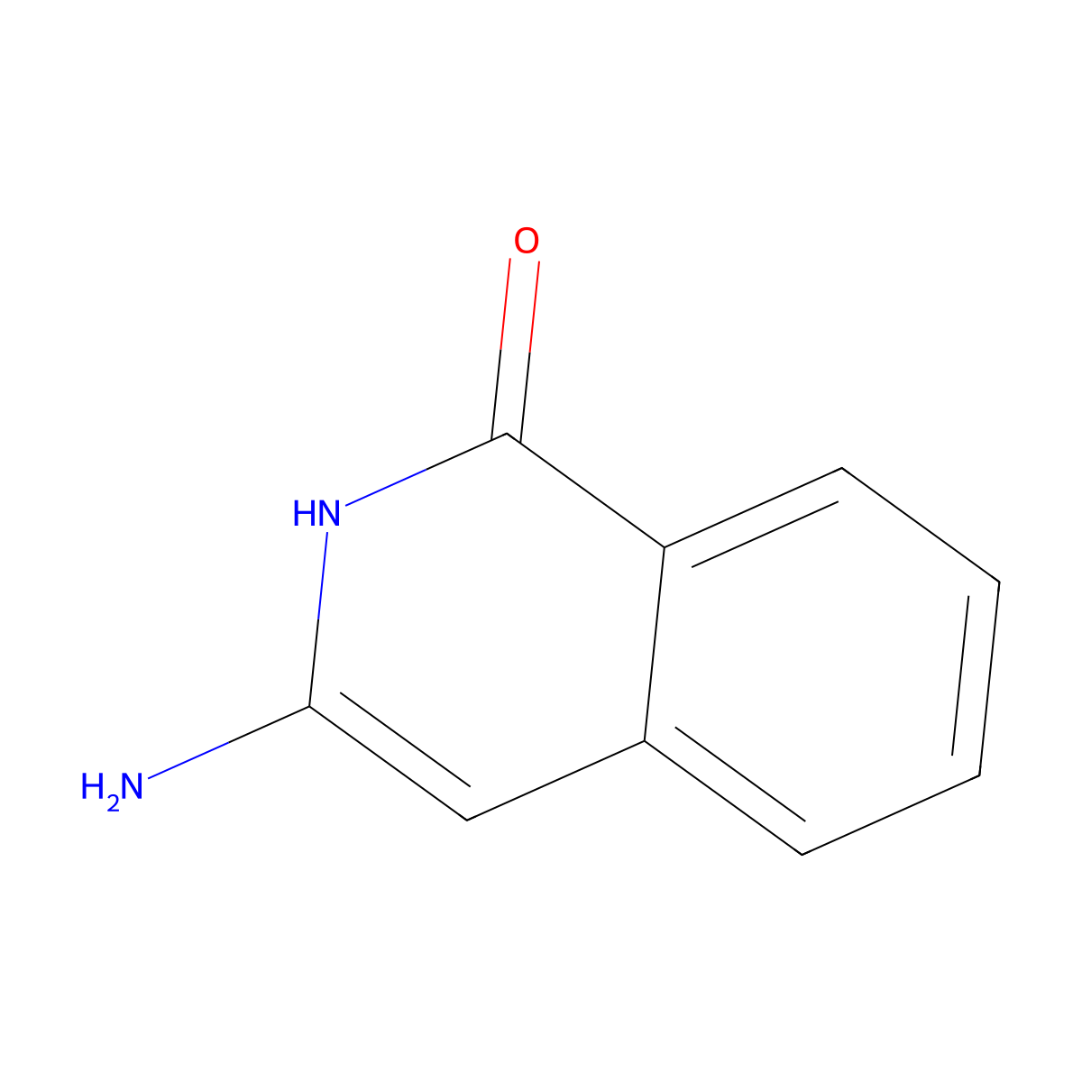 3-Amino-1,2-dihydroisoquinolin-1-one molecular structure, CAS 5597-05-7