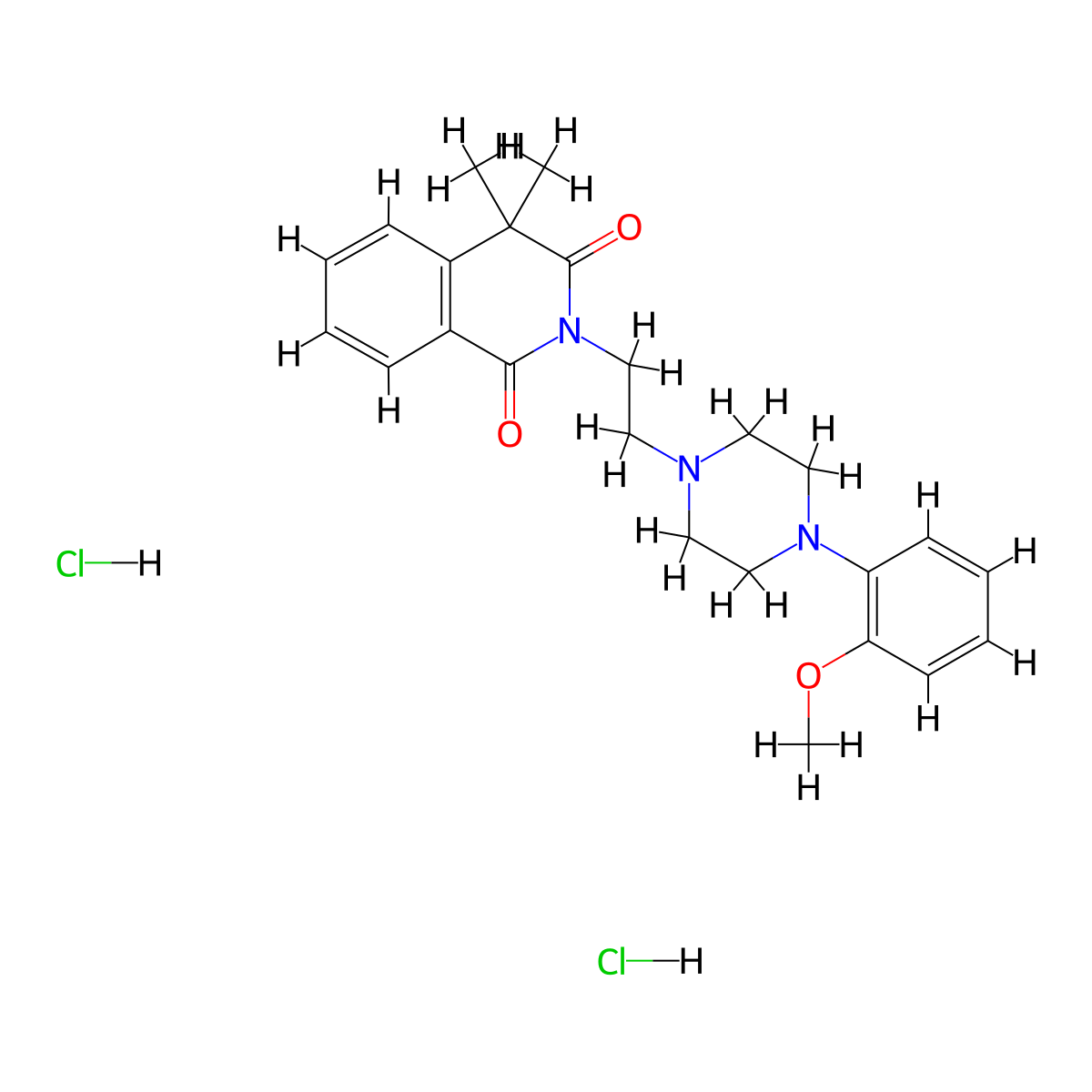 Arc 239 dihydrochloride molecular structure, CAS 55974-42-0