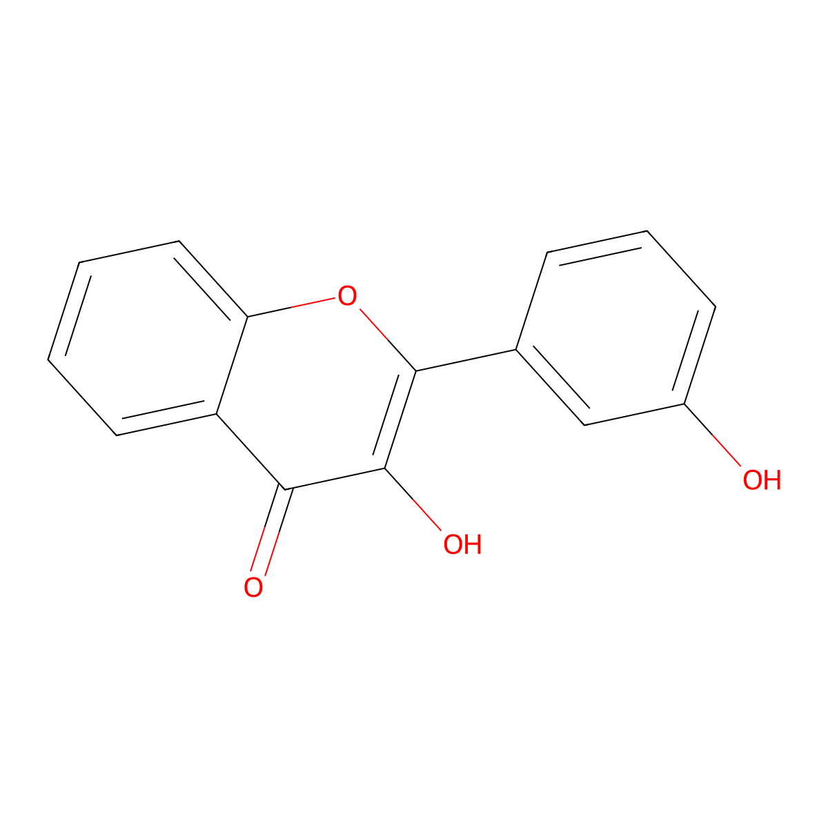 3'-Hydroxyflavonol molecular structure, CAS 55977-09-8