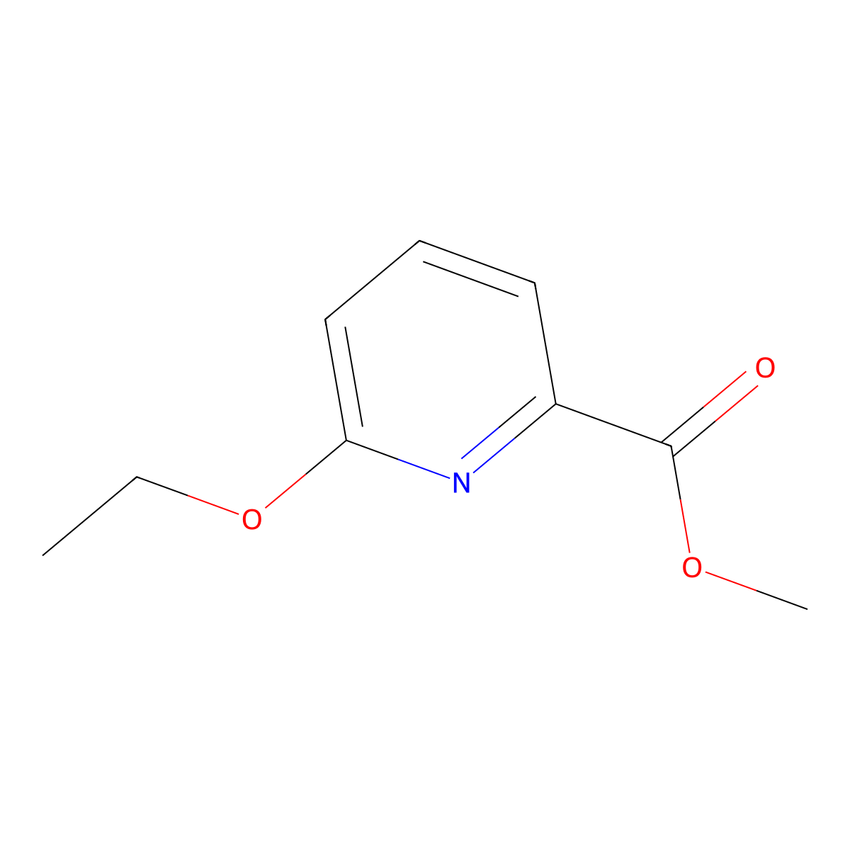 Methyl 6-ethoxypicolinate molecular structure, CAS 55980-65-9