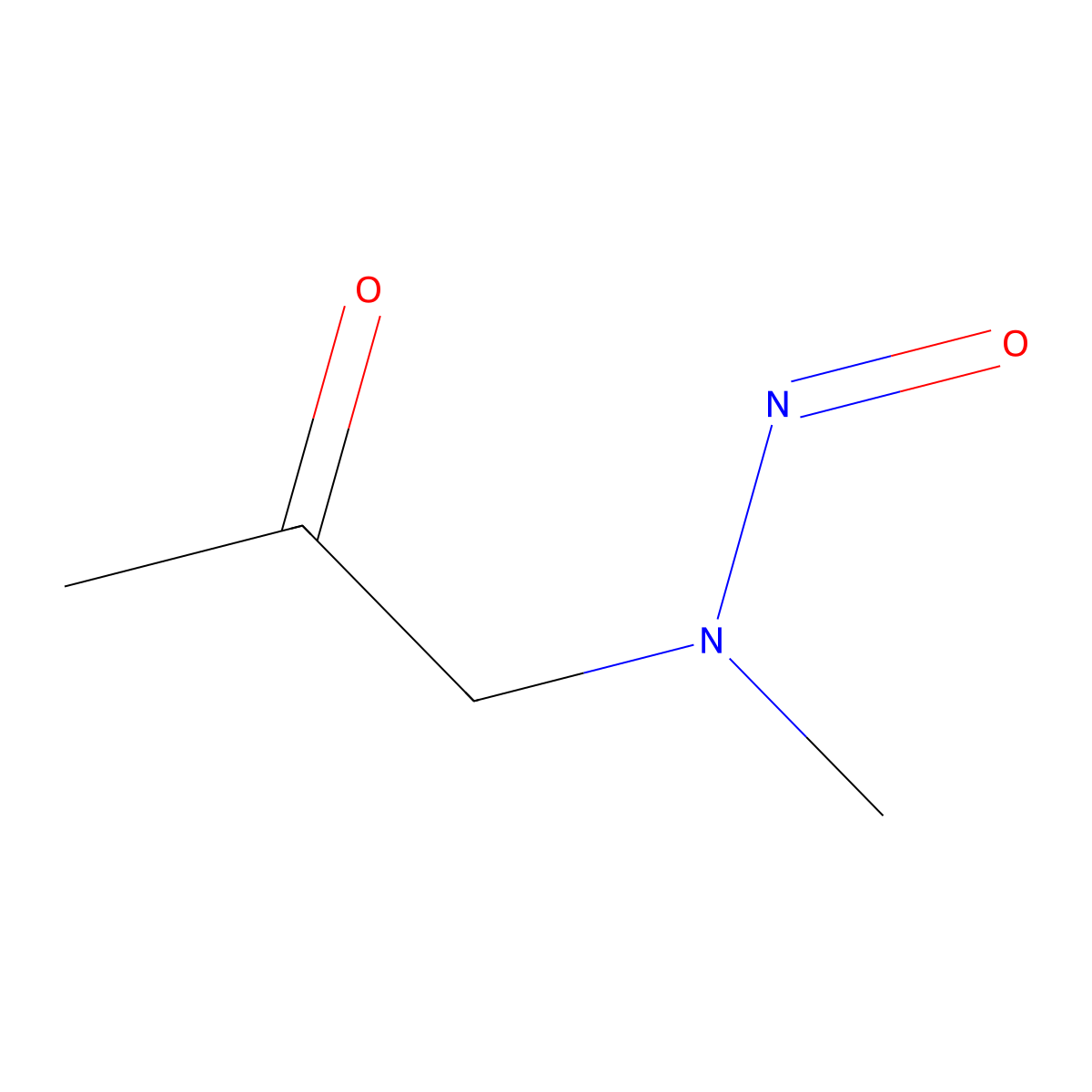 1-(Methylnitrosoamino)-2-propanone molecular structure, CAS 55984-51-5