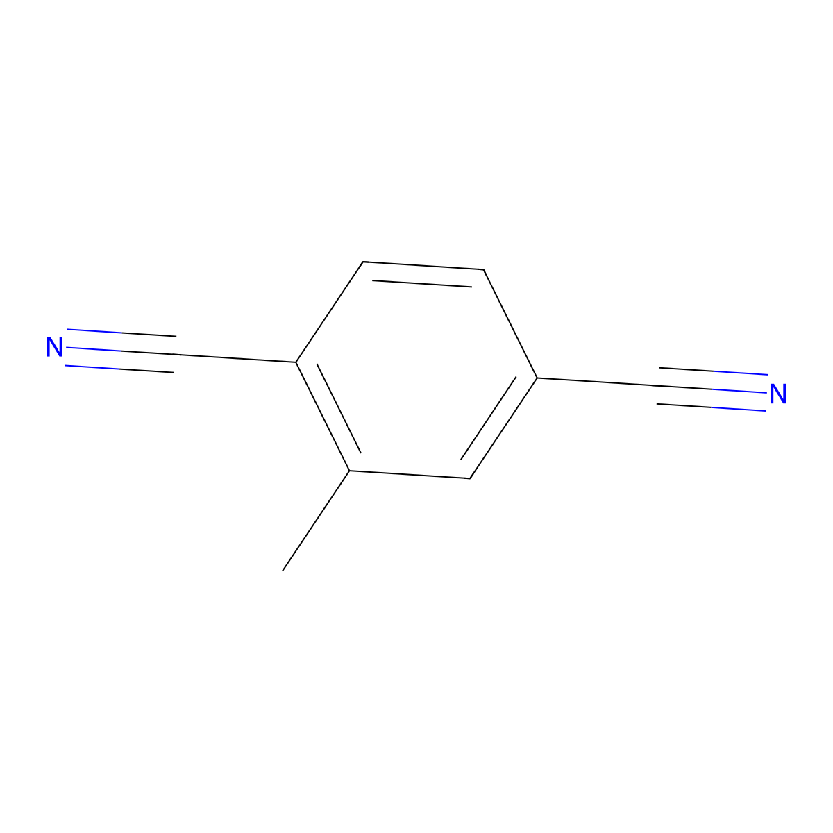 2-Methylterephthalonitrile molecular structure, CAS 55984-93-5