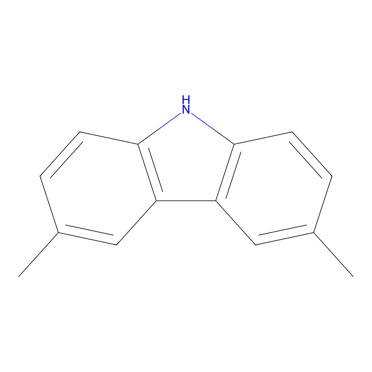 3,6-Dimethylcarbazole molecular structure, CAS 5599-50-8