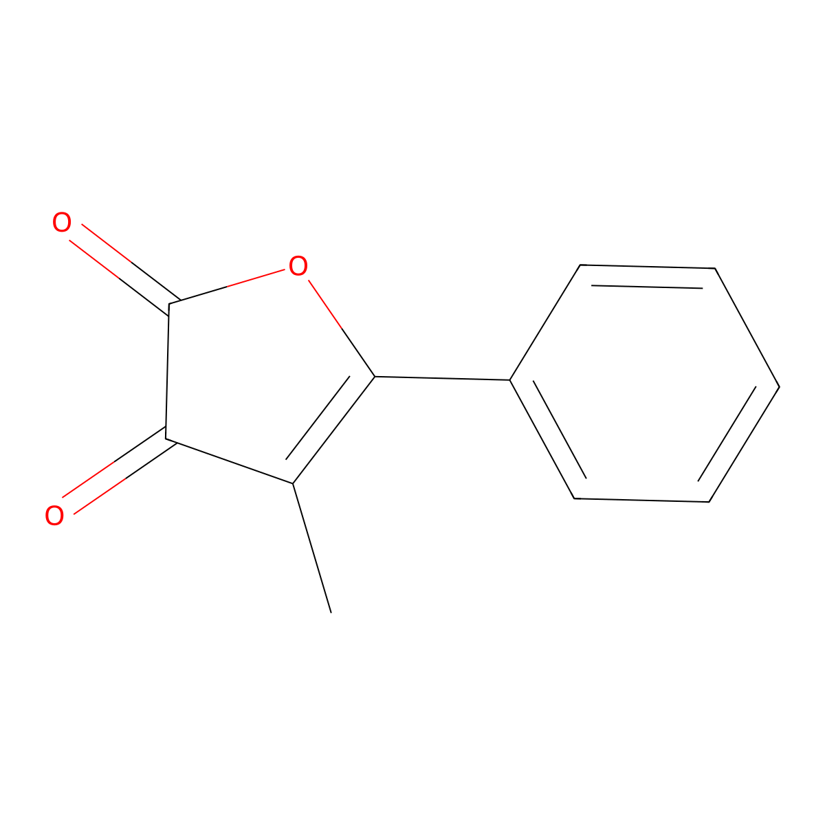 4-Methyl-5-phenylfuran-2,3-dione molecular structure, CAS 55991-71-4