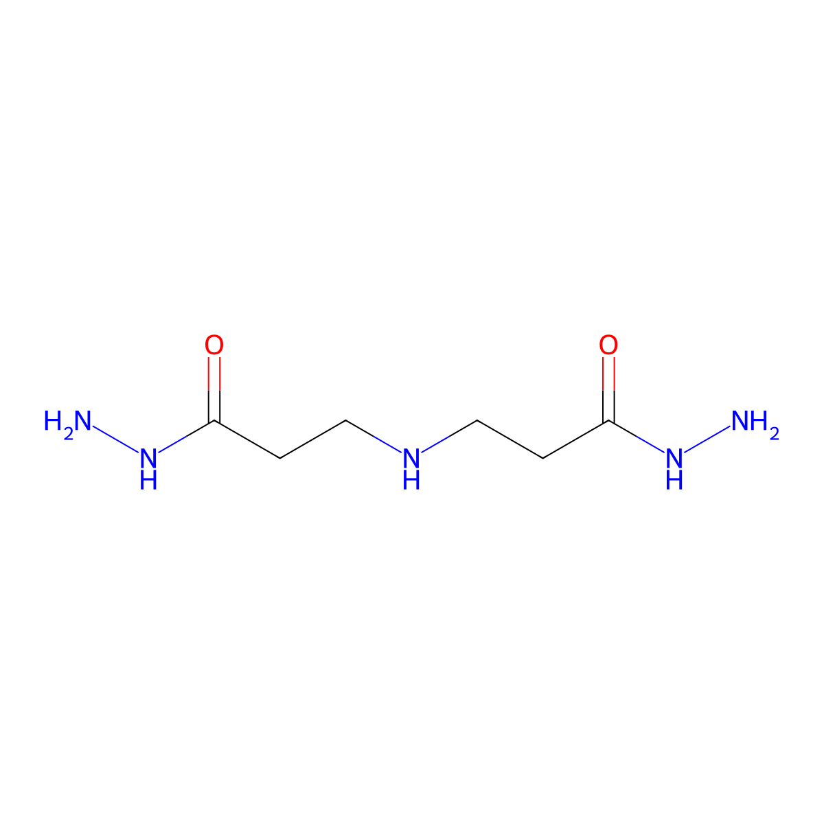 3,3'-Iminobis(propionohydrazide) molecular structure, CAS 56-15-5