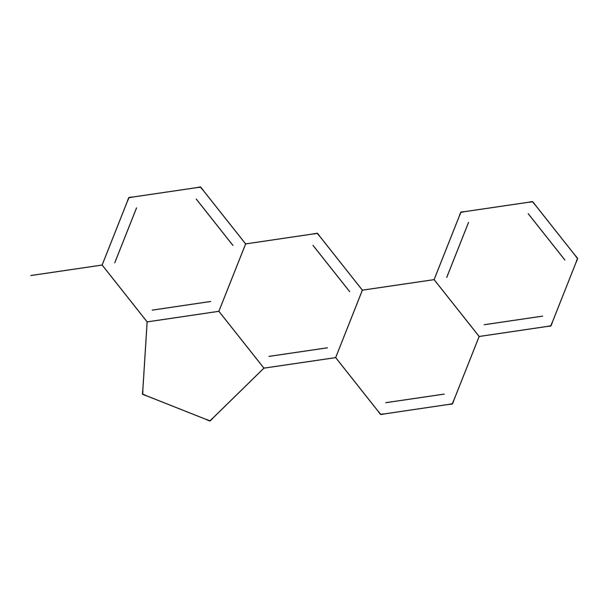 3-Methylcholanthrene molecular structure, CAS 56-49-5