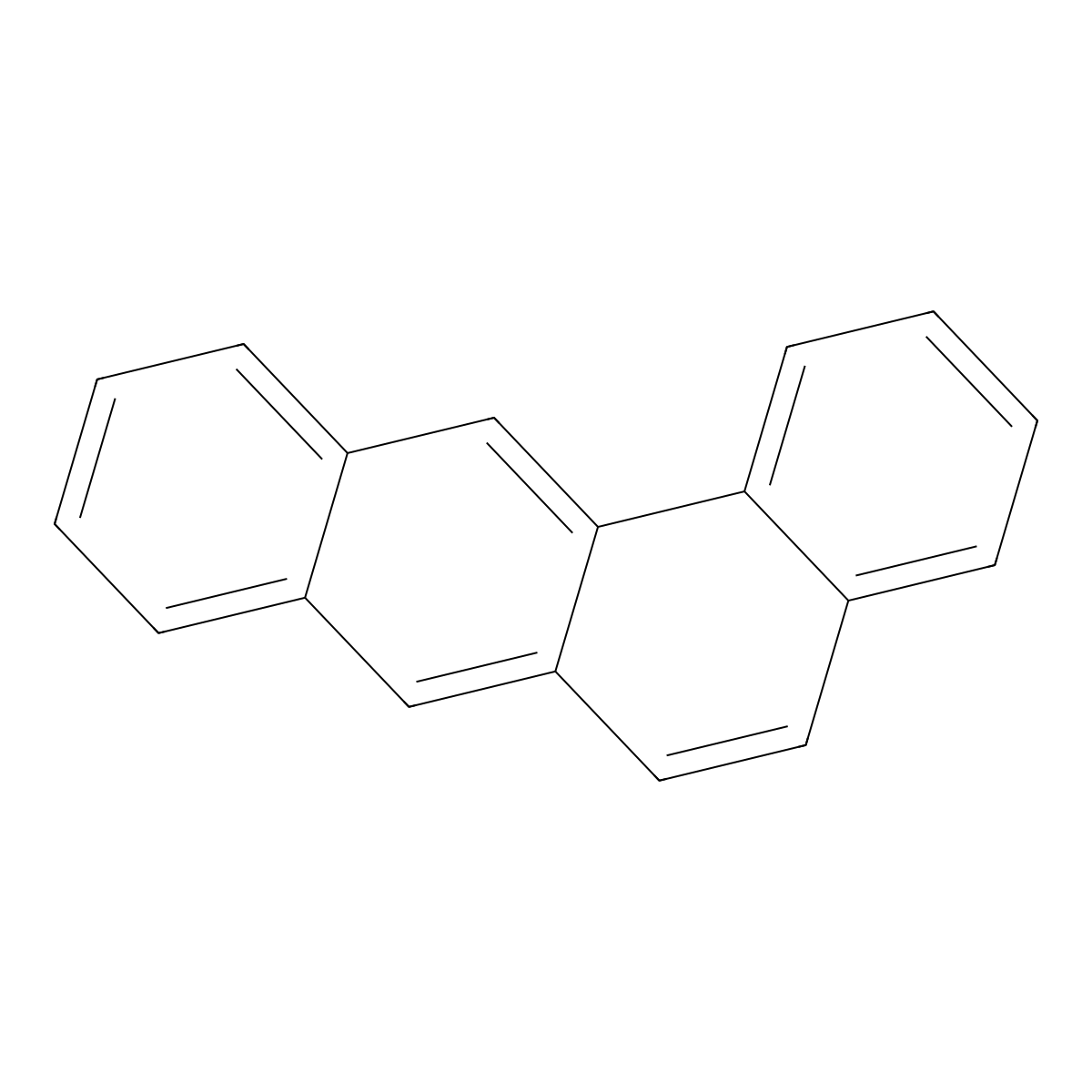 BENZ(a)ANTHRACENE molecular structure, CAS 56-55-3