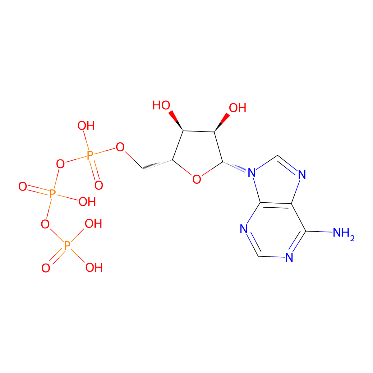 5'-Atp molecular structure, CAS 56-65-5