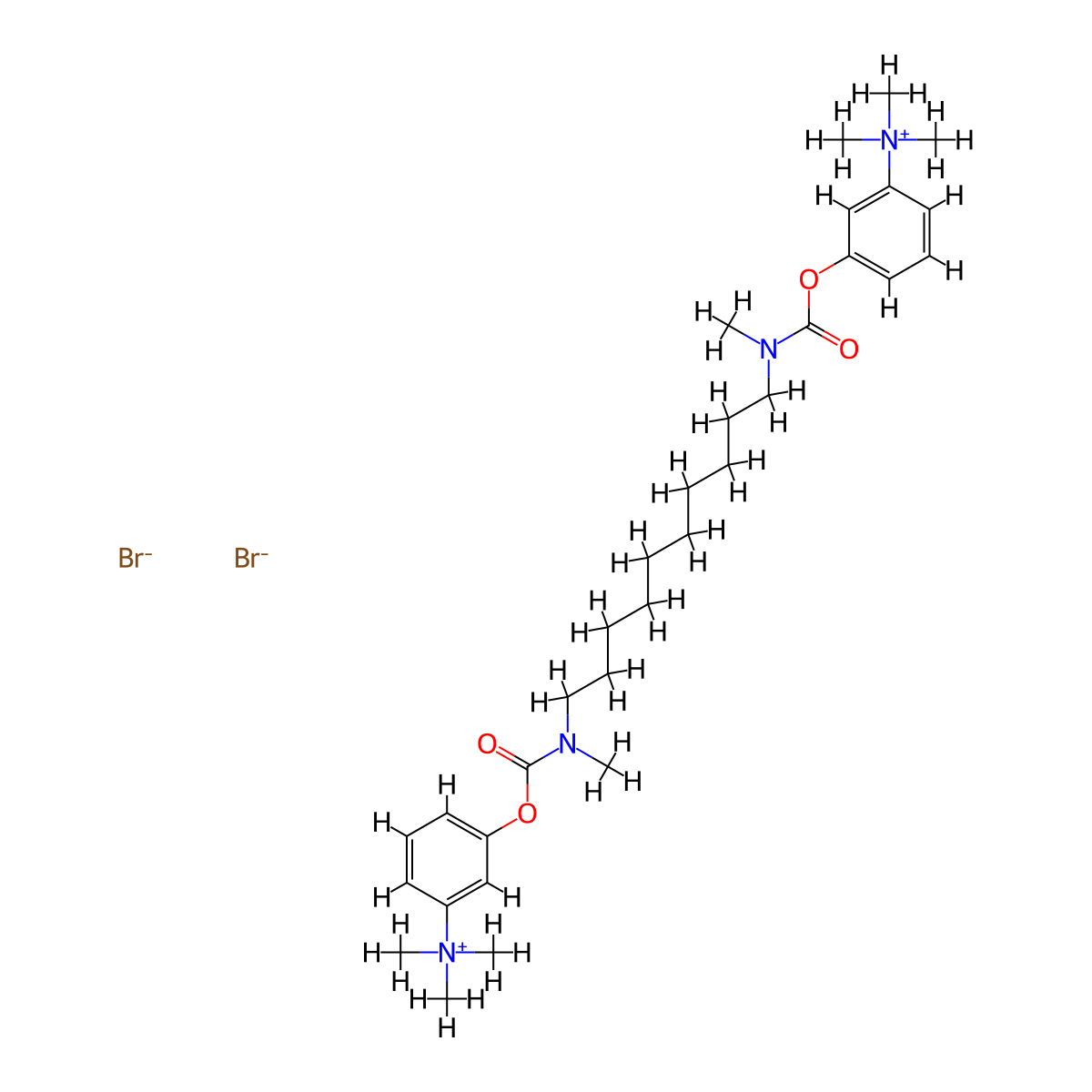 Demecarium Bromide molecular structure, CAS 56-94-0