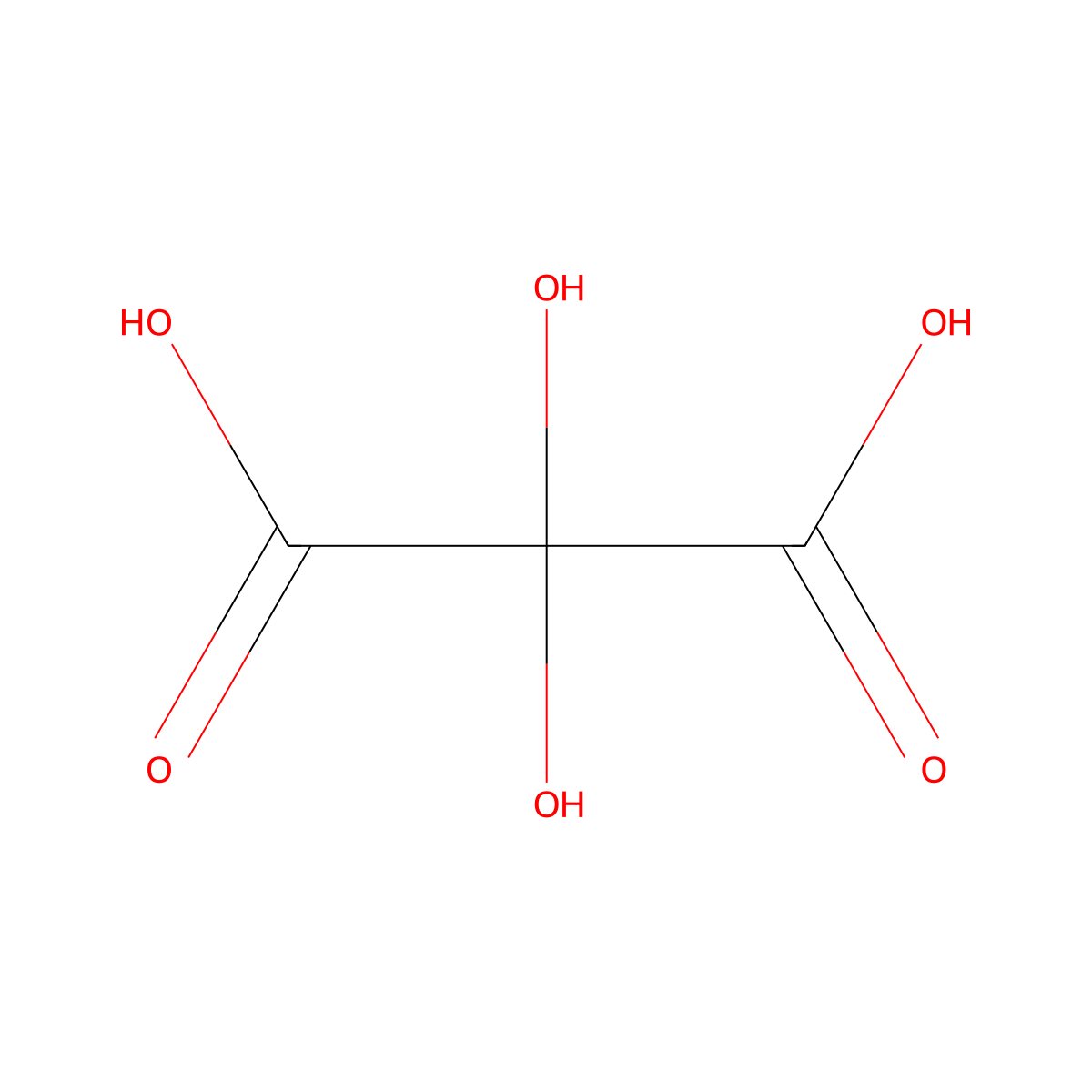 Dihydroxymalonic acid molecular structure, CAS 560-27-0