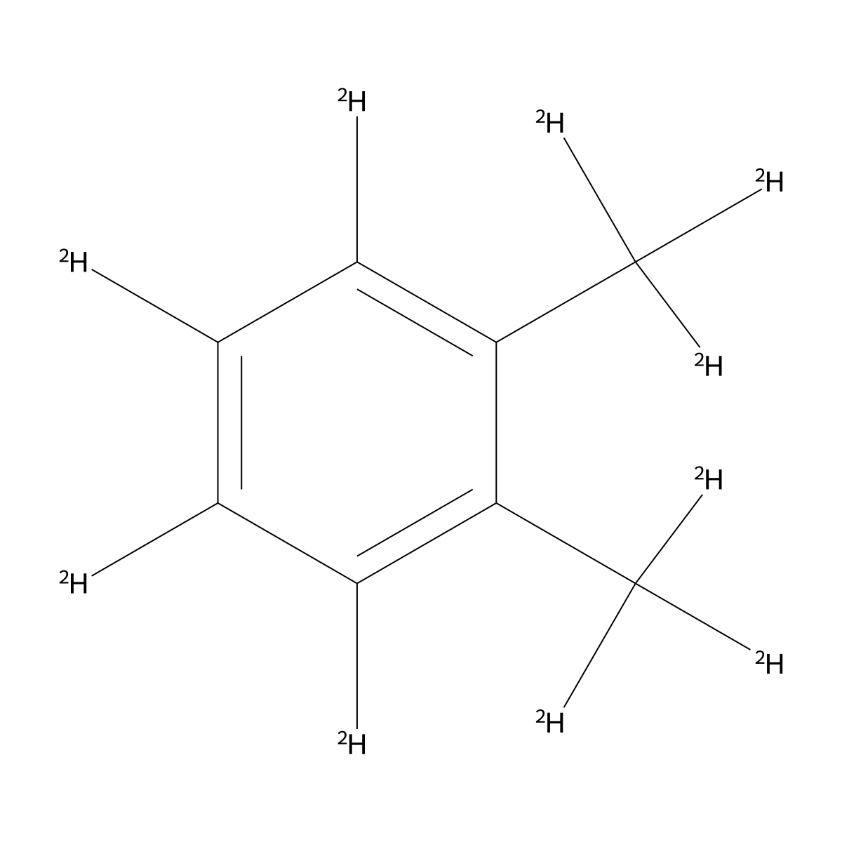 (2H10)-o-Xylene molecular structure, CAS 56004-61-6