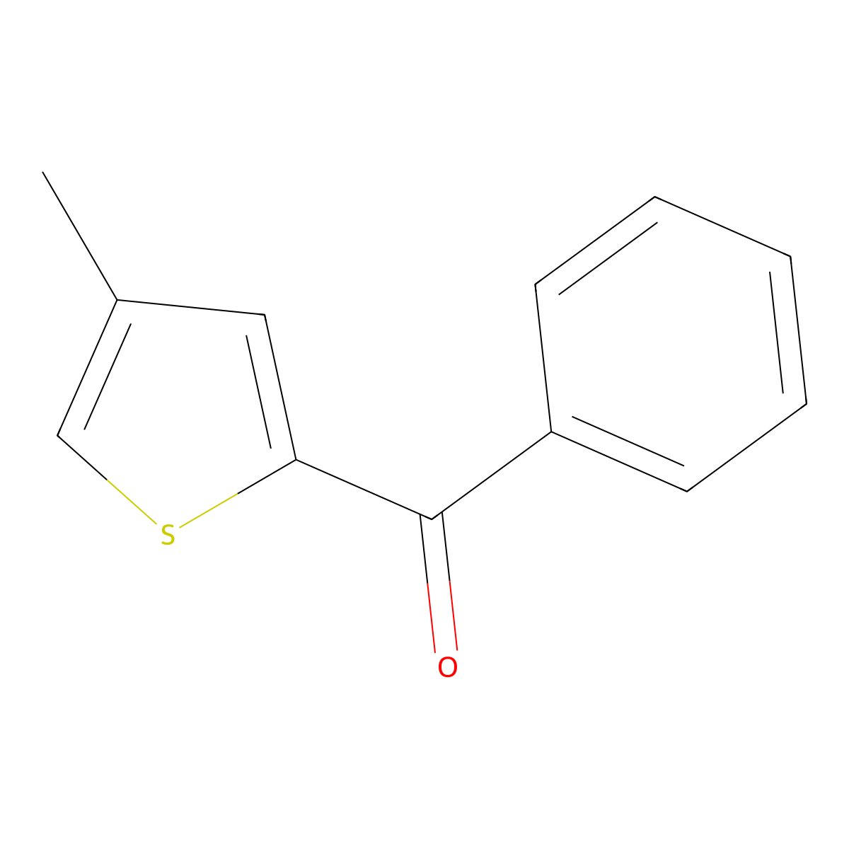 (4-Methyl-2-thienyl)phenylmethanone molecular structure, CAS 56004-63-8