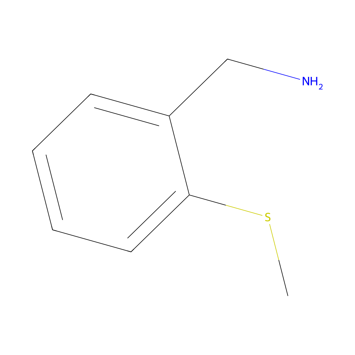 2-(Methylthio)benzylamine molecular structure, CAS 56004-83-2