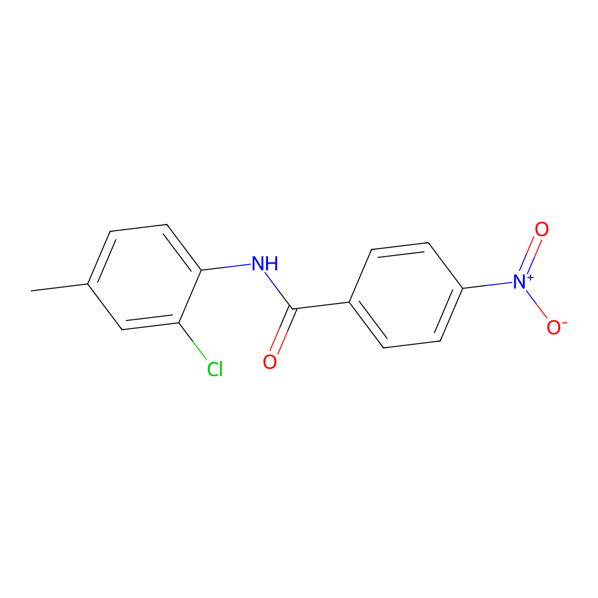 N-(2-chloro-4-methylphenyl)-4-nitrobenzamide molecular structure, CAS 560075-75-4