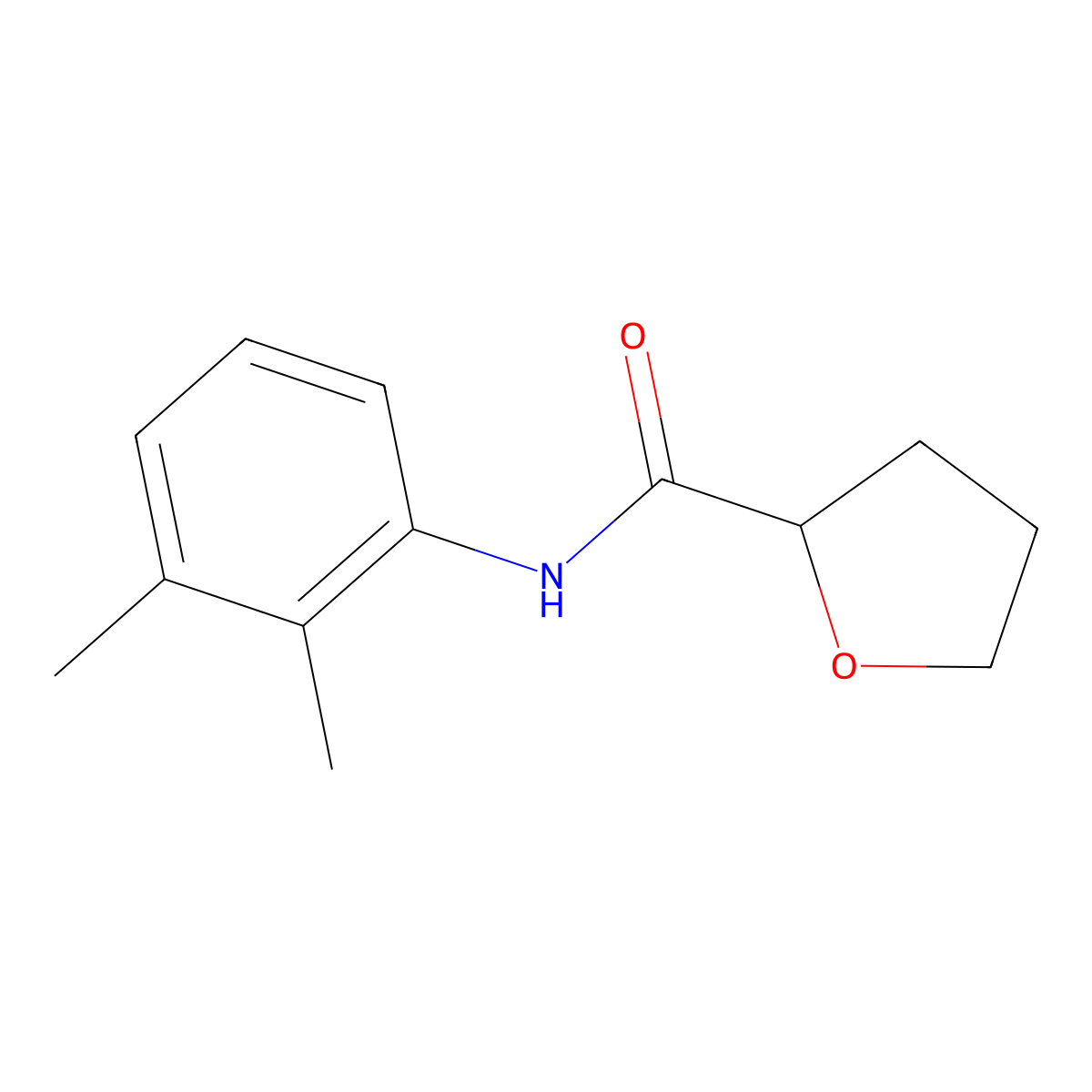 N-(2,3-dimethylphenyl)tetrahydro-2-furancarboxamide molecular structure, CAS 560092-07-1