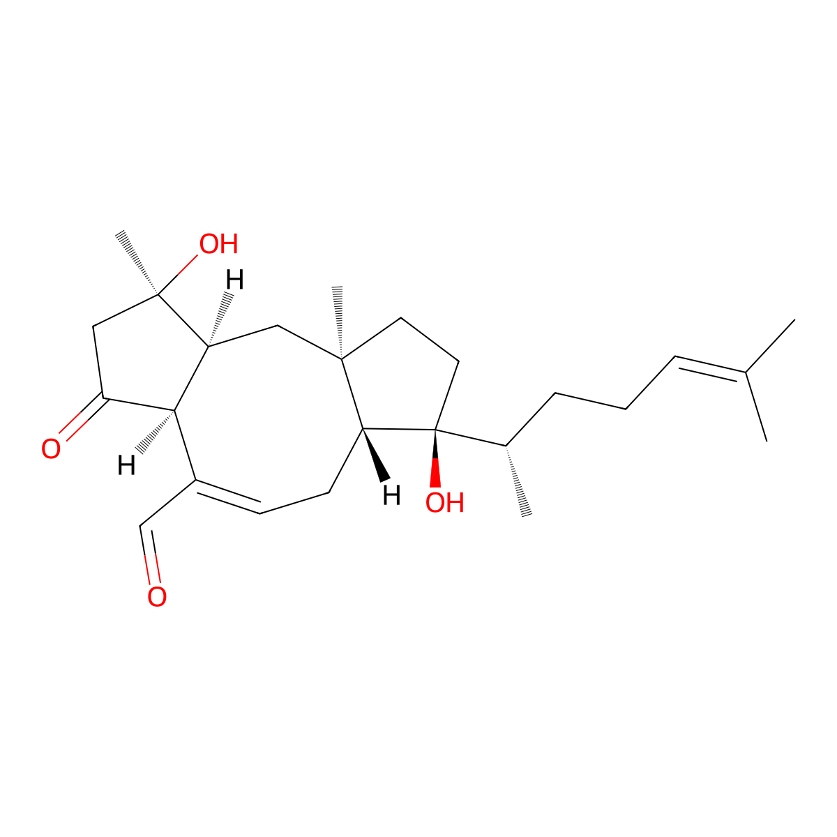 Ophiobolin B molecular structure, CAS 5601-74-1